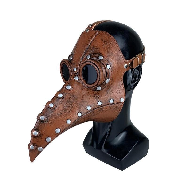 Hauska keskiaikainen Steampunk Plague Doctor Bird Mask Latex Punk Cosplay Naamiot Nokka Aikuisten Halloween Tapahtuma Cosplay Rekvisiitta hinta ja tiedot | Juhlakoristeet | hobbyhall.fi