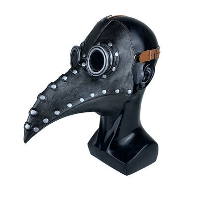 Hauska keskiaikainen Steampunk Plague Doctor Bird Mask Latex Punk Cosplay Naamiot Nokka Aikuisten Halloween Tapahtuma Cosplay Rekvisiitta hinta ja tiedot | Juhlakoristeet | hobbyhall.fi