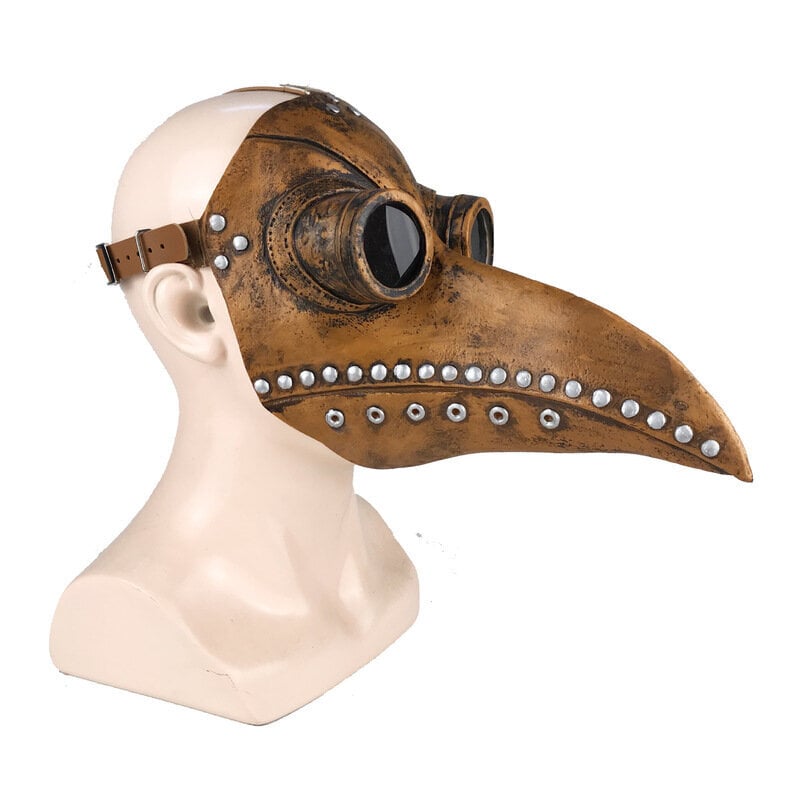 Hauska keskiaikainen Steampunk Plague Doctor Bird Mask Latex Punk Cosplay Naamiot Nokka Aikuisten Halloween Tapahtuma Cosplay Rekvisiitta hinta ja tiedot | Juhlakoristeet | hobbyhall.fi