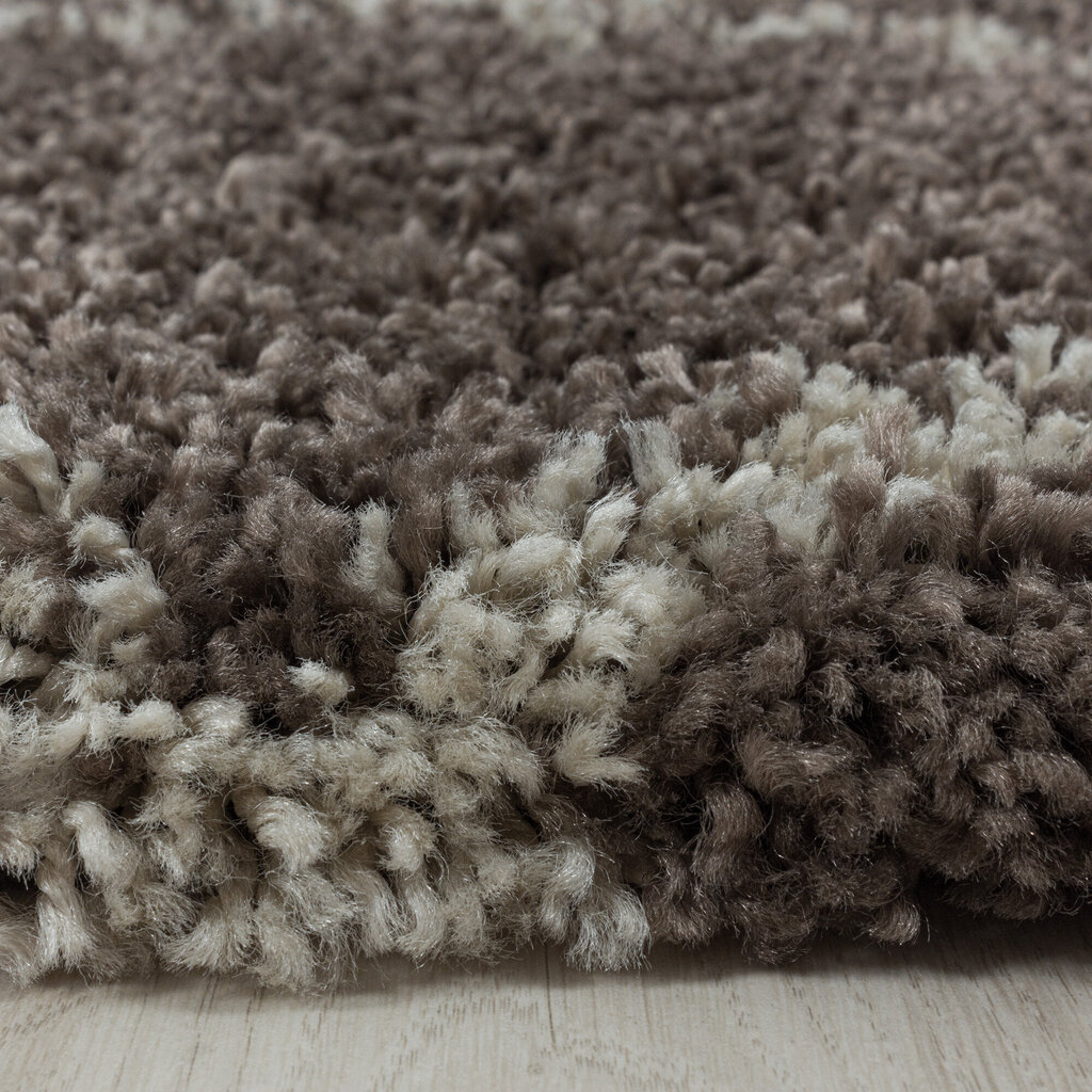 Matto Ayyildiz Shaggy Alvor Taupe 3401, 200x290 cm hinta ja tiedot | Isot matot | hobbyhall.fi