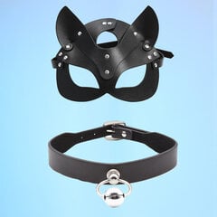 Eroottinen seksikäs Nahkainen Naamio Naamio Cosplay Bdsm Fetish naaras Halloween Naamiopallo Kissa Korvat Maskit Seksilelut Asusteet hinta ja tiedot | Juhlakoristeet | hobbyhall.fi