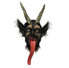 Horn Devil Demon Latex Mask Realistinen Krampus Demon Mask Joulupuku Päähineet Juhla kamala rekvisiitta hinta ja tiedot | Juhlakoristeet | hobbyhall.fi