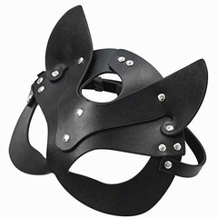 eroottinen Naiset Seksikäs Naamio Puolikasvoinen kettu Cosplay Nahkaseksi Naamio Halloween Party Naamio Naamiaispallo Fancy Masks Punk kaulus hinta ja tiedot | Juhlakoristeet | hobbyhall.fi