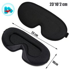 3D Memory Foam Silkki Sleep Mask Pehmeä Naisten Miesten Silmälaastarit Comfort Kolmiulotteinen Design Kasvonaamio Luomiväri Yö Hengittävä hinta ja tiedot | Juhlakoristeet | hobbyhall.fi