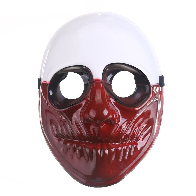 Klovninaamiot naamiaisiin Scary Clowns Mask Palkkapäivä 2 Halloween Kamala Mask Graffiti Mask Anime Mask Elokuva Cosplay Mask hinta ja tiedot | Juhlakoristeet | hobbyhall.fi