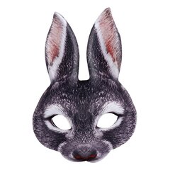 EVA Half Face Rabbit Mask aikuisille Halloween Animal Head Masks Party Cosplay Masque Pääsiäiskarnevaali Naamiaisasusteet hinta ja tiedot | Juhlakoristeet | hobbyhall.fi