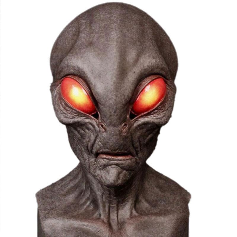 Halloween Alien Mask Pelottava Kauhea Kauhu Alien Superpehmeä naamio Magic Mask Kammottava Juhlasisustus Hauska Cosplay Prop Masks Uusi hinta ja tiedot | Juhlakoristeet | hobbyhall.fi