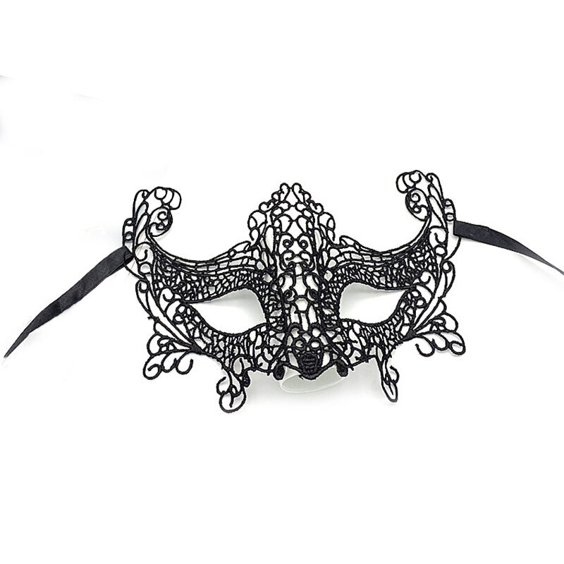 Naisten Hollow Lace Naamiaisnaamio Seksikäs Cosplay Prom Party Rekvisiitta Puku Halloween Naamio Naamio Yökerho Queen Eye Mask hinta ja tiedot | Juhlakoristeet | hobbyhall.fi