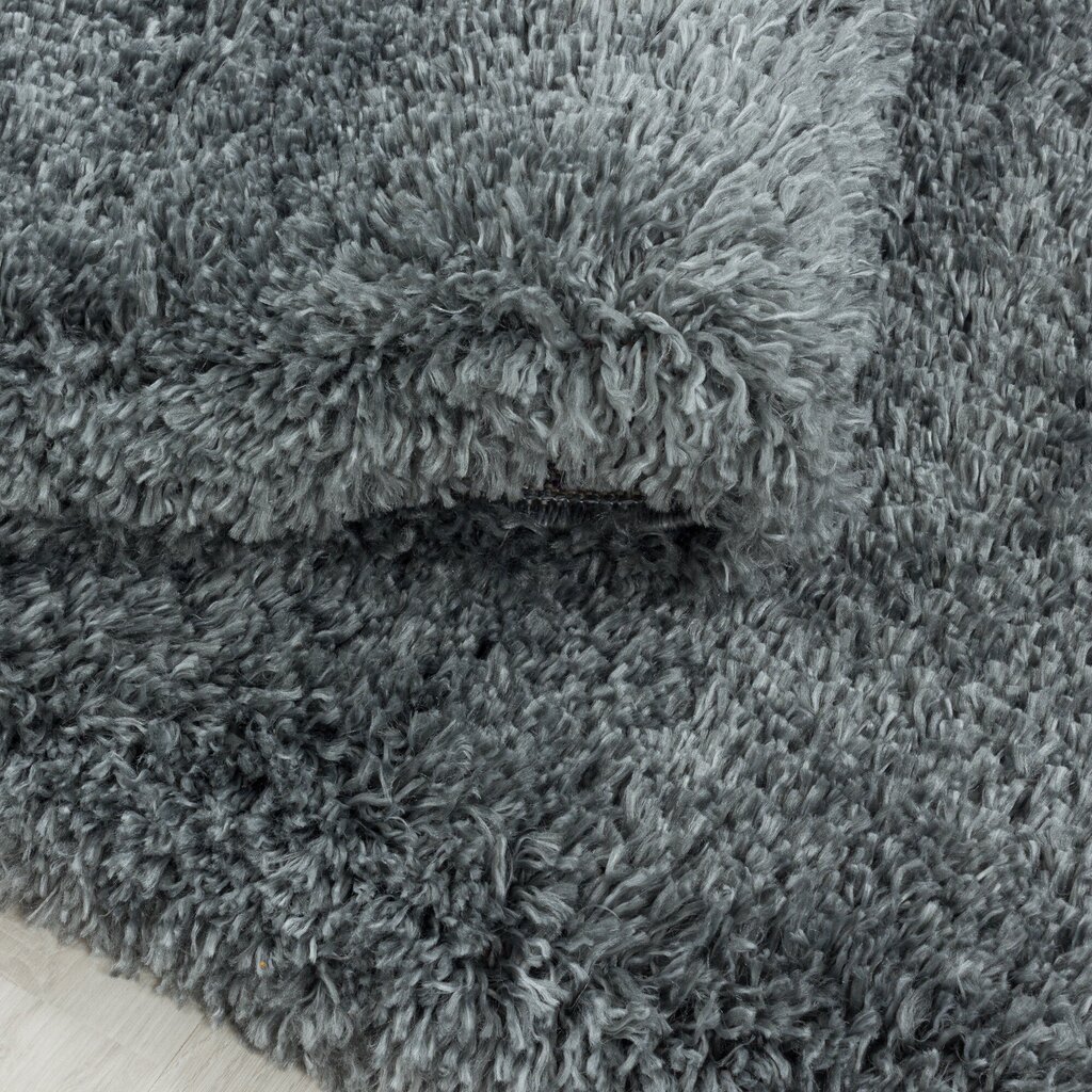 Ayyildiz matto Fluffy Light Grey 3500 160x160 cm hinta ja tiedot | Isot matot | hobbyhall.fi