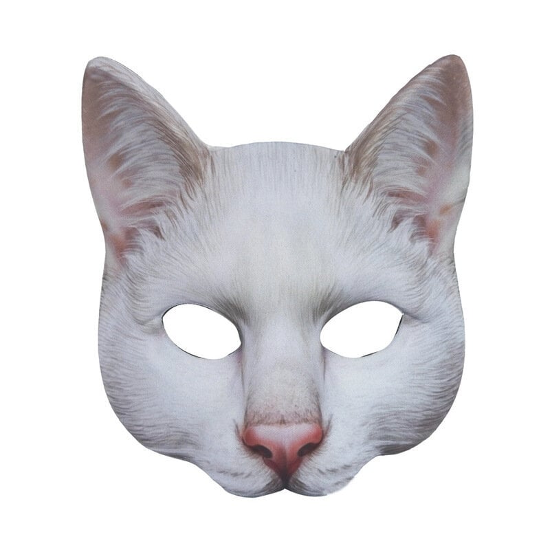 Halloween Simuloidut Eläimet Naamio Seksikäs kissan puolikasnaamari karnevaalinaamioille Puku Rekvisiitta Juhlatarvikkeita Cosplay Mask hinta ja tiedot | Juhlakoristeet | hobbyhall.fi