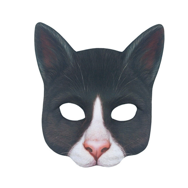 Halloween Simuloidut Eläimet Naamio Seksikäs kissan puolikasnaamari karnevaalinaamioille Puku Rekvisiitta Juhlatarvikkeita Cosplay Mask hinta ja tiedot | Juhlakoristeet | hobbyhall.fi