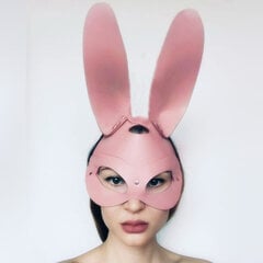 Sexy Bunny Ears Masks Pinkki PU Nahka Naamiais Cosplay Maskit Bondage Valjaat Naisille Asusteet Goottilainen Rekvisiitta Halloween hinta ja tiedot | Juhlakoristeet | hobbyhall.fi