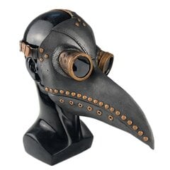 Halloween Plague Doctor Bird Mask Pitkä nenänokka Cosplay Steampunk Pelottava lateksinaamio Halloween-asun rekvisiitta Juhlasuositukset hinta ja tiedot | Juhlakoristeet | hobbyhall.fi