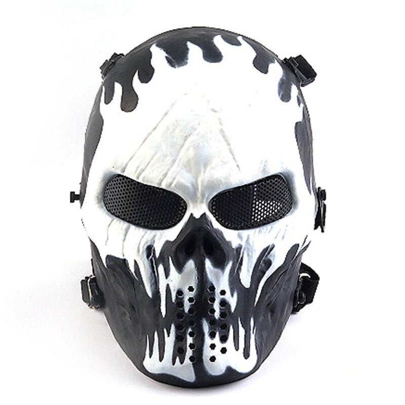 Halloween Chief Skull Mask CS-varusteet Taktiset naamarit Ratsastus koko kasvot Armeijan ulkotaistelujuhlakoristeet Joululahja hinta ja tiedot | Juhlakoristeet | hobbyhall.fi