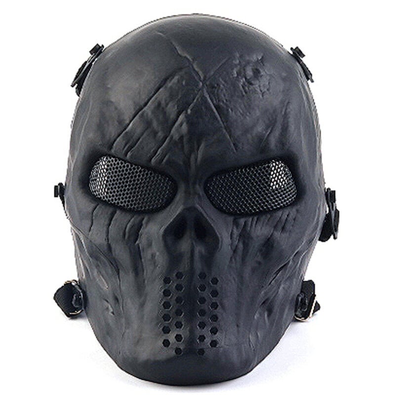 Halloween Chief Skull Mask CS-varusteet Taktiset naamarit Ratsastus koko kasvot Armeijan ulkotaistelujuhlakoristeet Joululahja hinta ja tiedot | Juhlakoristeet | hobbyhall.fi