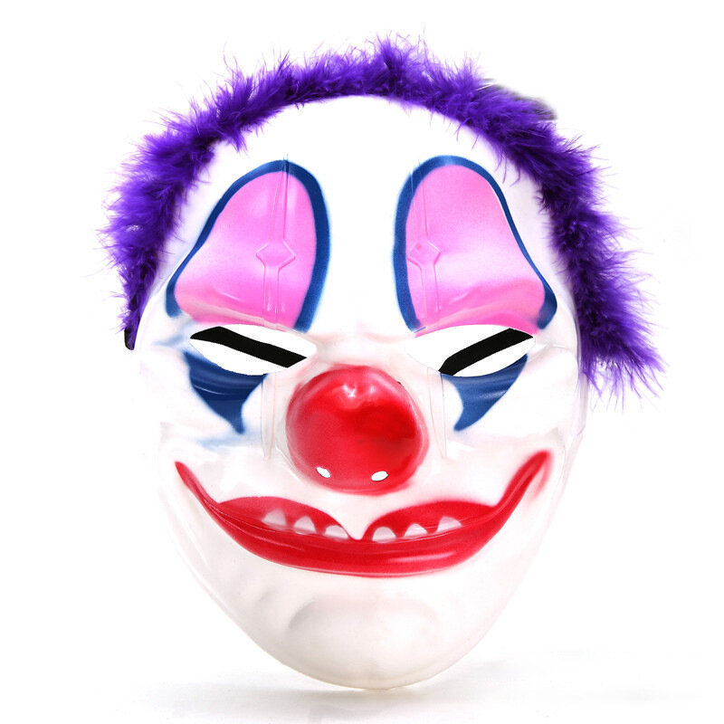 Elokuva Eric Border Jack Napier Arthur Fleck Scary Hard Plastic Mask Pitkät hiukset MOMO DC Mask The Dark Knight Cosplay Horror Mask Pr hinta ja tiedot | Juhlakoristeet | hobbyhall.fi