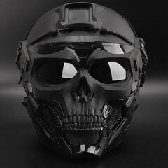 2024 CS kenttätaktiikkasovitin tactiacl Paintball Game kypärä Airsoft Skull Skeleton suojanaamari Full Face Kypärä hinta ja tiedot | Juhlakoristeet | hobbyhall.fi