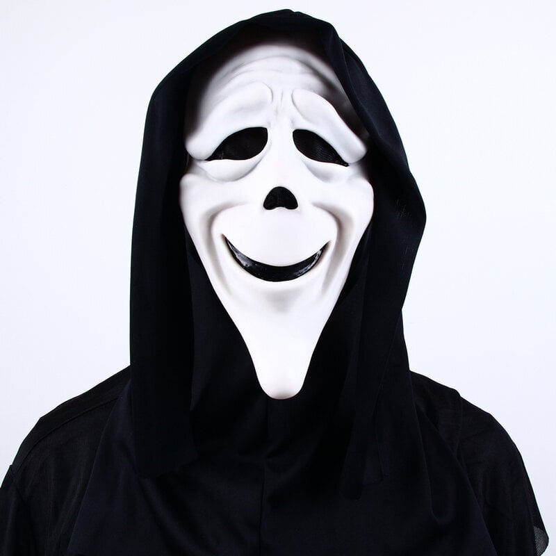 Ghost Face Scream Elokuva Kauhunaamio Halloween Killer Cosplay Aikuisten pukutarvikkeet Rekvisiitta hinta ja tiedot | Juhlakoristeet | hobbyhall.fi