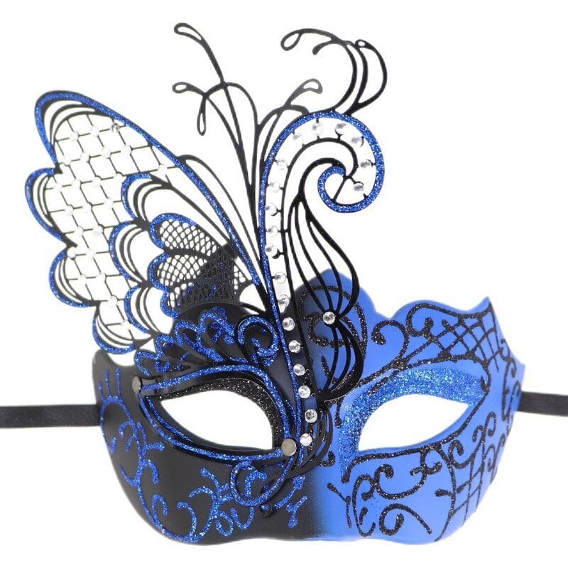 Metallinen takorauta perhonen naamiaisnaamio Halloween karnevaali pääsiäisesitys Juhla Luksusnaamio Sexy Women Nightclub Masks hinta ja tiedot | Juhlakoristeet | hobbyhall.fi