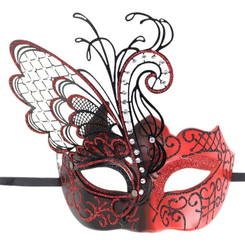 Metallinen takorauta perhonen naamiaisnaamio Halloween karnevaali pääsiäisesitys Juhla Luksusnaamio Sexy Women Nightclub Masks hinta ja tiedot | Juhlakoristeet | hobbyhall.fi