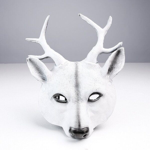 Cosplay Deer Mask 3D Eläinnaamari PU Vaahto Henkilökohtainen lahja Naisille Miehille Carnival Party Rave Club Roolileikkinaamarit