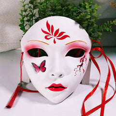 Kiinalaistyyliset naamarit Anime Cosplay-naamio Hanfu-asusteet Carnival Masquerade Mask Halloween -tee-se-itse Sisustus Juhlakoristeet hinta ja tiedot | Juhlakoristeet | hobbyhall.fi