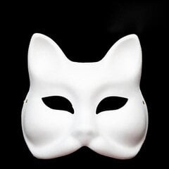 5 Pack Paper Mache Masks Tee-se-itse-maalausnaamio Graffiti Tyhjät naamarit Halloween-asuihin Cosplay Juhlatarvikkeita Kodinsisustus hinta ja tiedot | Juhlakoristeet | hobbyhall.fi