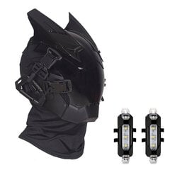 PROJEKTI Cyberpunk Cosplay Hellboy Kosto Shinobi Horns naamio Musta Samurai Maskit Halloween Party Coolplay Lahja hinta ja tiedot | Juhlakoristeet | hobbyhall.fi