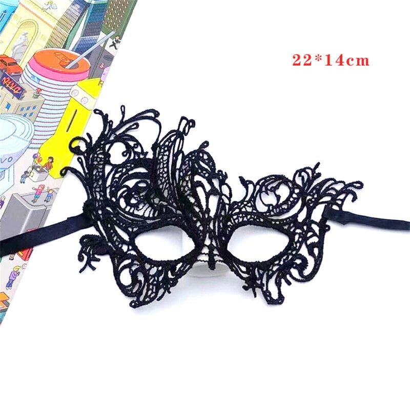 Naisten Hollow Lace Naamiaisnaamio Seksikäs Cosplay Prom Party Rekvisiitta Puku Halloween Naamio Naamio Yökerho Queen Eye Mask hinta ja tiedot | Juhlakoristeet | hobbyhall.fi