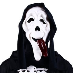 Ghost Face Scream Elokuva Kauhunaamio Halloween Killer Cosplay Aikuisten pukutarvikkeet Rekvisiitta hinta ja tiedot | Juhlakoristeet | hobbyhall.fi