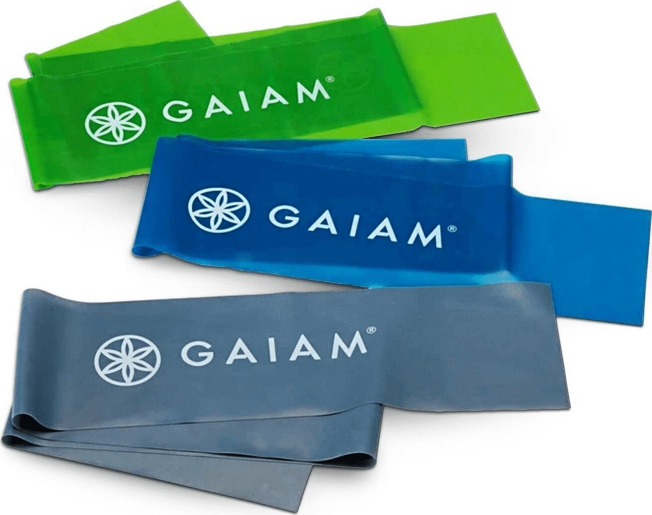 Gaiam Flex 59180 Setti 3 kpl. hinta ja tiedot | Vastuskuminauhat | hobbyhall.fi