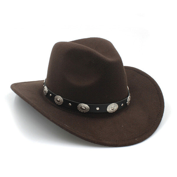 Suuri iso plus koko villahuopa naiset miehet länsimainen cowboy Cowgirl hattu leveälierinen punk nahkavyö hautajaisjuhlalakka 61cm hinta ja tiedot | Miesten hatut, huivit ja käsineet | hobbyhall.fi