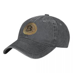 Unisex Aikuisten Cowboy Hattu Bitcoin BTC Kryptovaluutta Säädettävä Baseball Lippalakit Trucker Cap Retro Denim Hatut Isä Hattu hinta ja tiedot | Miesten hatut, huivit ja käsineet | hobbyhall.fi