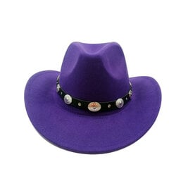 Cowboy hattu lehmän pään asusteet cowboy hattu yksivärinen huopahattu miehille ja naisille isolierinen ulkohattu ritarihattu hinta ja tiedot | Miesten hatut, huivit ja käsineet | hobbyhall.fi