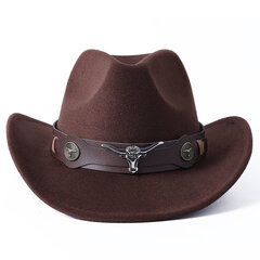 Cowboy hattu lehmän pään asusteet cowboy hattu yksivärinen huopahattu miehille ja naisille isolierinen ulkohattu ritarihattu hinta ja tiedot | Miesten hatut, huivit ja käsineet | hobbyhall.fi