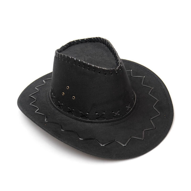 Western Cowboy Hatut Matkalippikset Naisten Miesten Lippikset Hatut Mokkanahka Vintage Cowgirl Cowboys Unisex Hatut aurinkovoide Huopa Jazz Cap Bone hinta ja tiedot | Miesten hatut, huivit ja käsineet | hobbyhall.fi