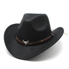 Vintage lehmän pään koristelu Länsi Cowboy Jazz Hatut Church Sombrero Hombre Lippalakit Miehille Naiset hinta ja tiedot | Miesten hatut, huivit ja käsineet | hobbyhall.fi