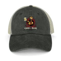 God Of Bar Kratos Cowboy Hat UV-suoja Solar Hat mukautetut hatut Aurinkohatut naisille miehille hinta ja tiedot | Miesten hatut, huivit ja käsineet | hobbyhall.fi