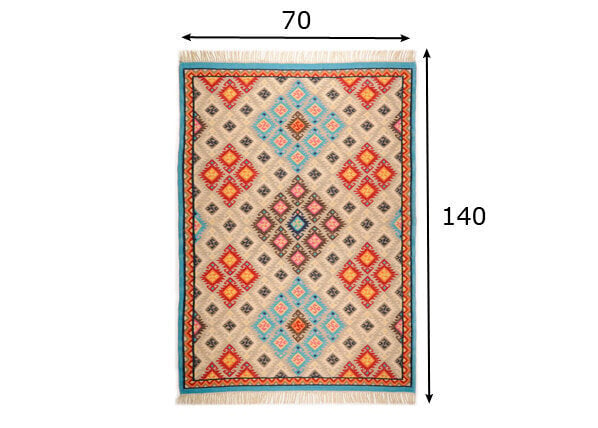 Villane matto Kelim Royal 70 x 140 cm, monivärinen hinta ja tiedot | Isot matot | hobbyhall.fi