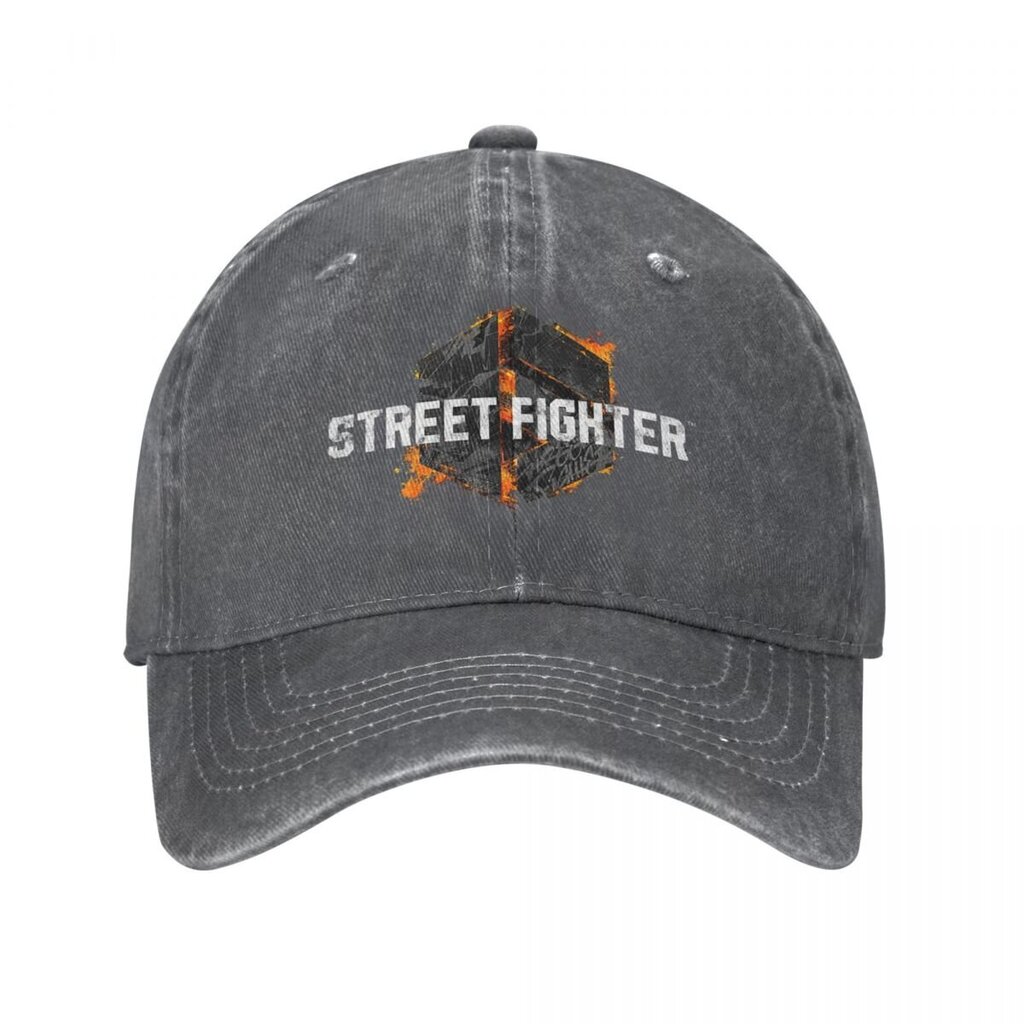 Street Fighter 6 Game Logo Retro Korkealaatuiset Distressed Pesty Caps Outdoor Unisex Päähineet hinta ja tiedot | Miesten hatut, huivit ja käsineet | hobbyhall.fi