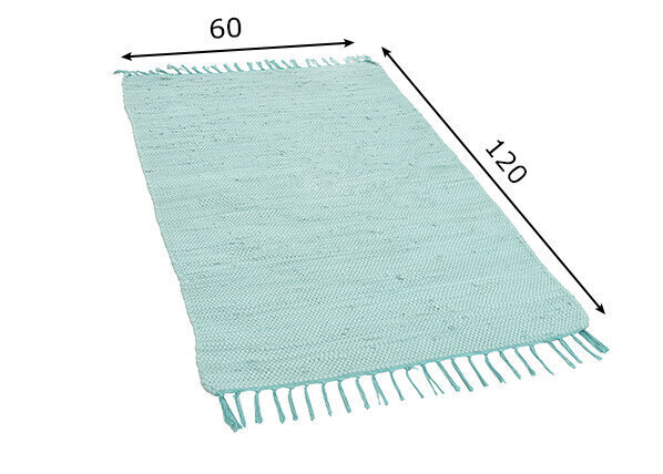 Happy Cotton -matto, mintunvihreä, 60 x 120 cm hinta ja tiedot | Isot matot | hobbyhall.fi