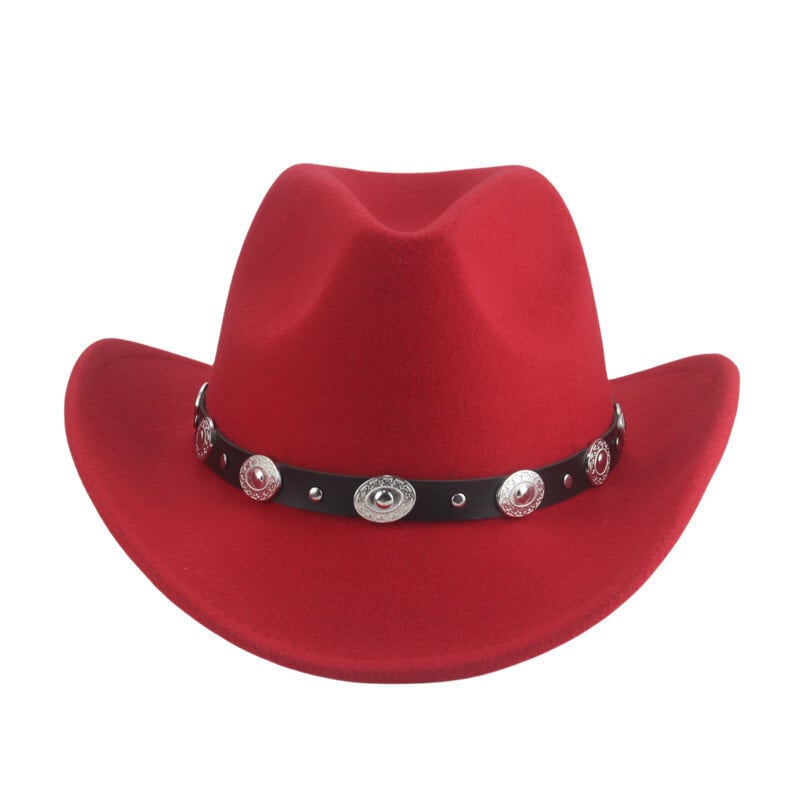 Hatut naisille Fedoras Cowboy Hattu Western Cowboy Cowgirl Rento vyönauha Miesten hattu Miesten Naiset Fedora Hat Sombrero Vaquero Hombre hinta ja tiedot | Miesten hatut, huivit ja käsineet | hobbyhall.fi