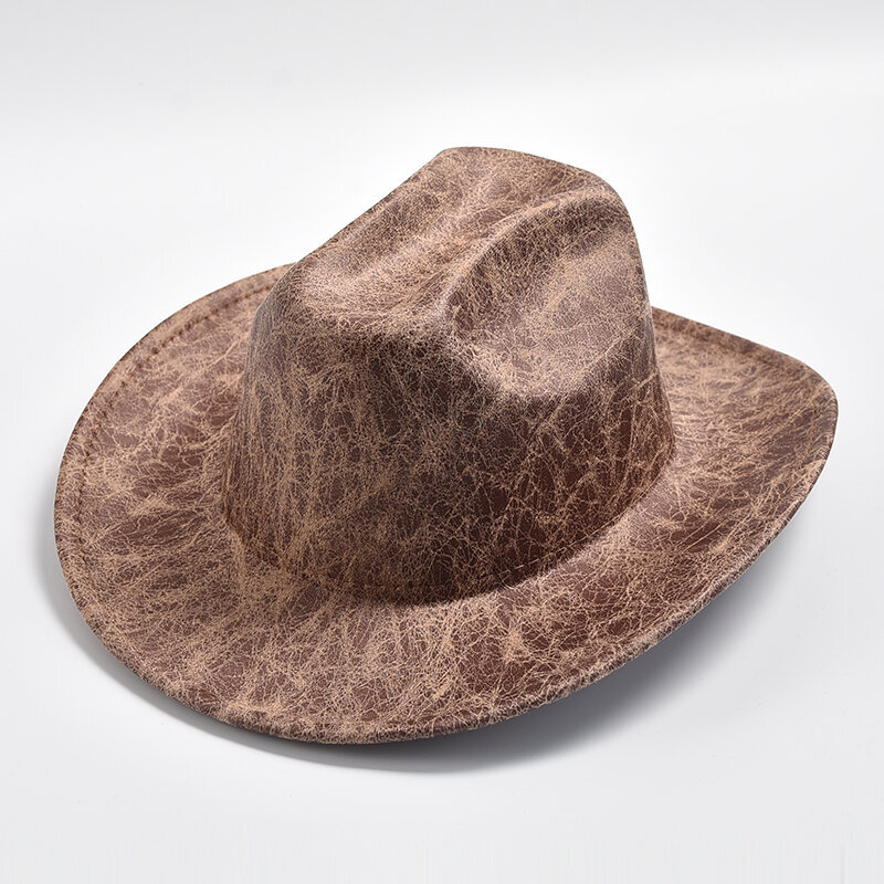 Unisex Vintage Western Cowboy Hattu miehille Naisille Ulkoilu Gentleman Cowgirl Jazz Cap Sombrero Hombre hinta ja tiedot | Miesten hatut, huivit ja käsineet | hobbyhall.fi