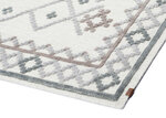 Narma craft & WOOL Palanga -villamatto, harmaa-beige, 140 x 200 cm