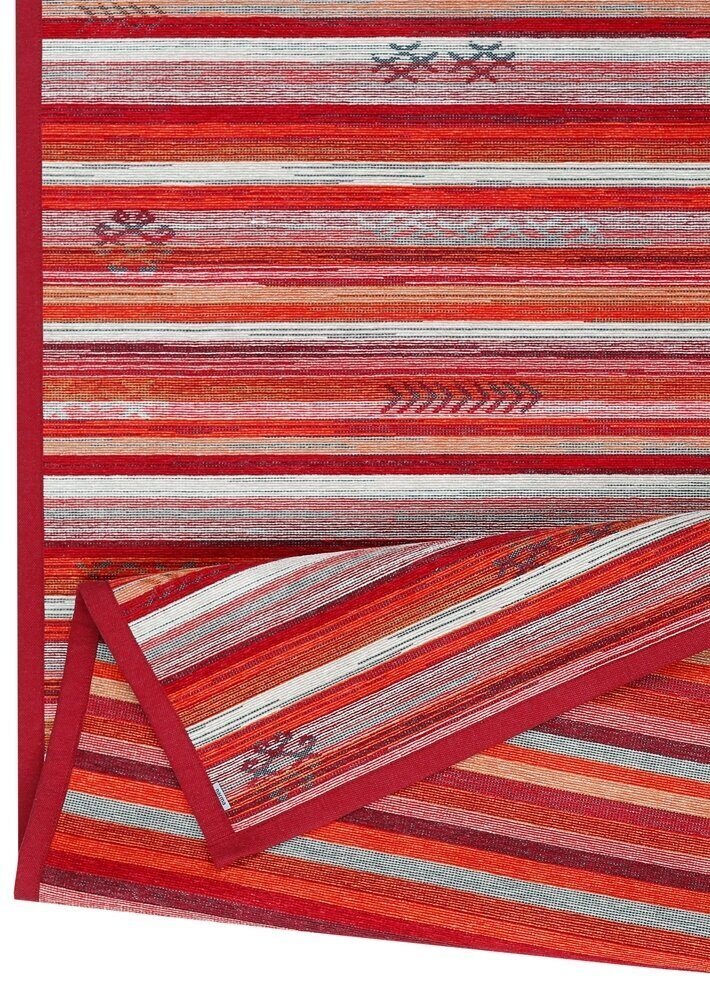 Narma Liiva -smartWeave® chenillematto, kaksipuolinen, punainen, 70 x 140 cm hinta ja tiedot | Isot matot | hobbyhall.fi