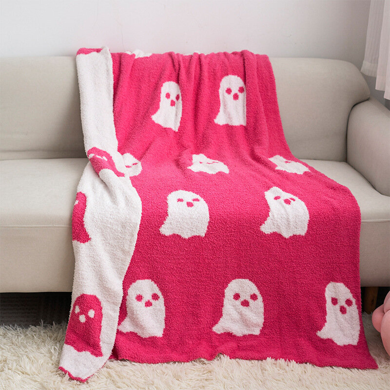 Halloween Decor Peitto Pehmeä Peitto Kodikas Peitto Lastenpeitto Sängyn sohvalle 110*150cm pinkki hinta ja tiedot | Peitot | hobbyhall.fi