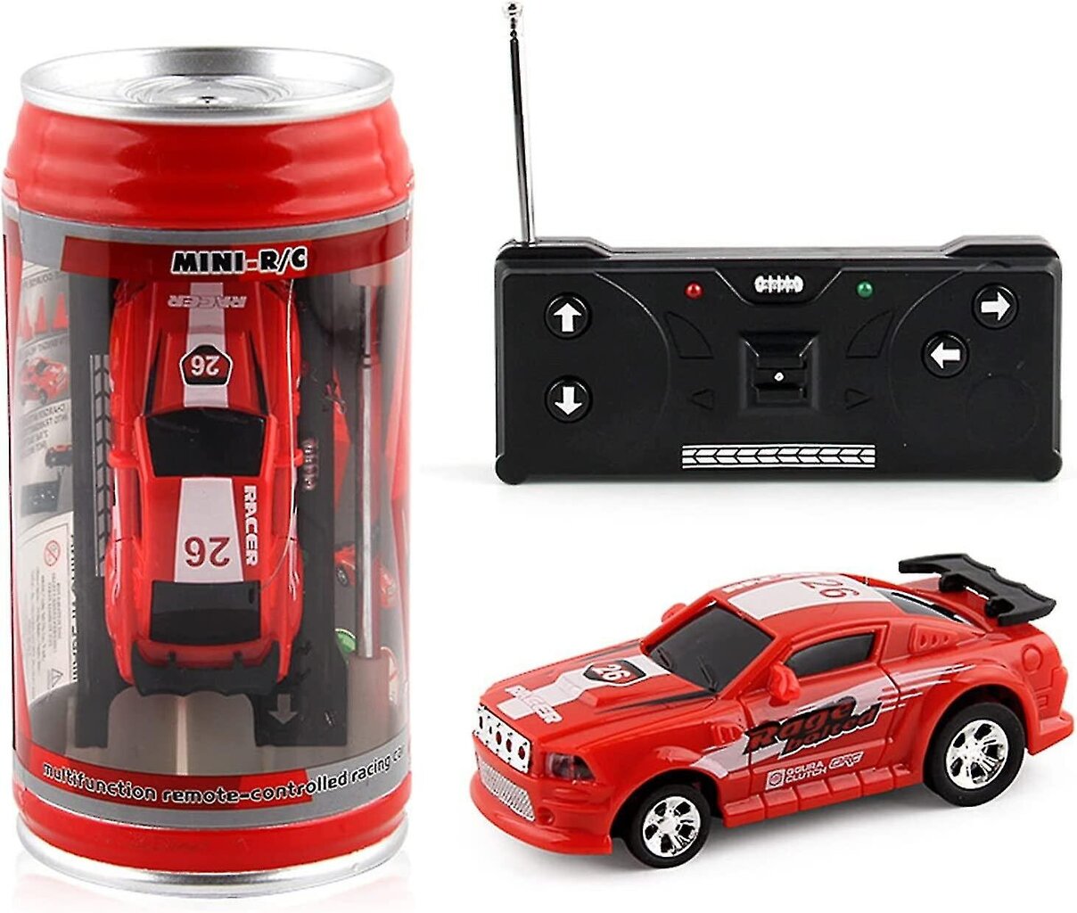 Mini Rc-auto Punainen hinta ja tiedot | Pehmolelut | hobbyhall.fi