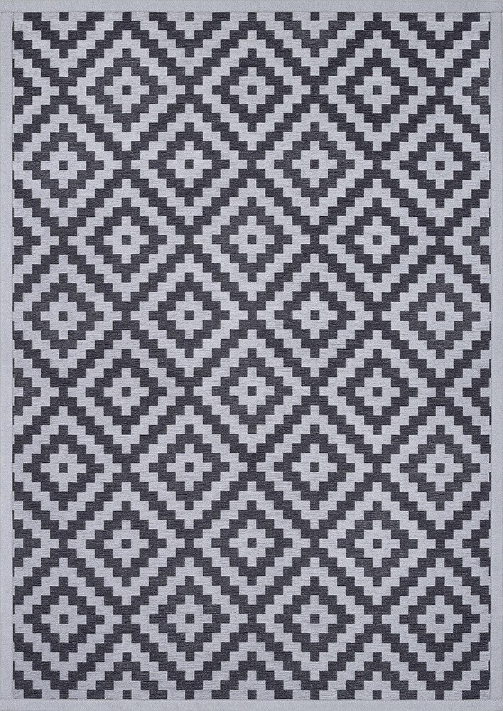 Narma Saka -smartWeave® chenillematto, kaksipuolinen, hopea, 70 x 140 cm hinta ja tiedot | Isot matot | hobbyhall.fi