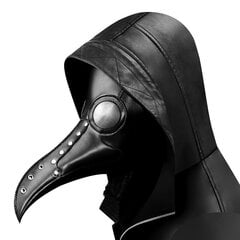 Aikuisten Halloween Plague Doctor Cosplay Mask Steam Punks Scary Horror Pu Bird Schnabel Naamio Nokka Naamio Rekvisiitta karnevaalijuhlalahja hinta ja tiedot | Juhlakoristeet | hobbyhall.fi