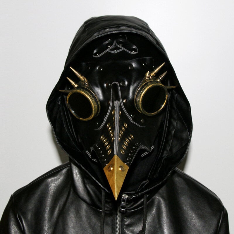 Aikuisten Halloween Plague Doctor Cosplay Mask Steam Punks Scary Horror Pu Bird Schnabel Naamio Nokka Naamio Rekvisiitta karnevaalijuhlalahja hinta ja tiedot | Juhlakoristeet | hobbyhall.fi